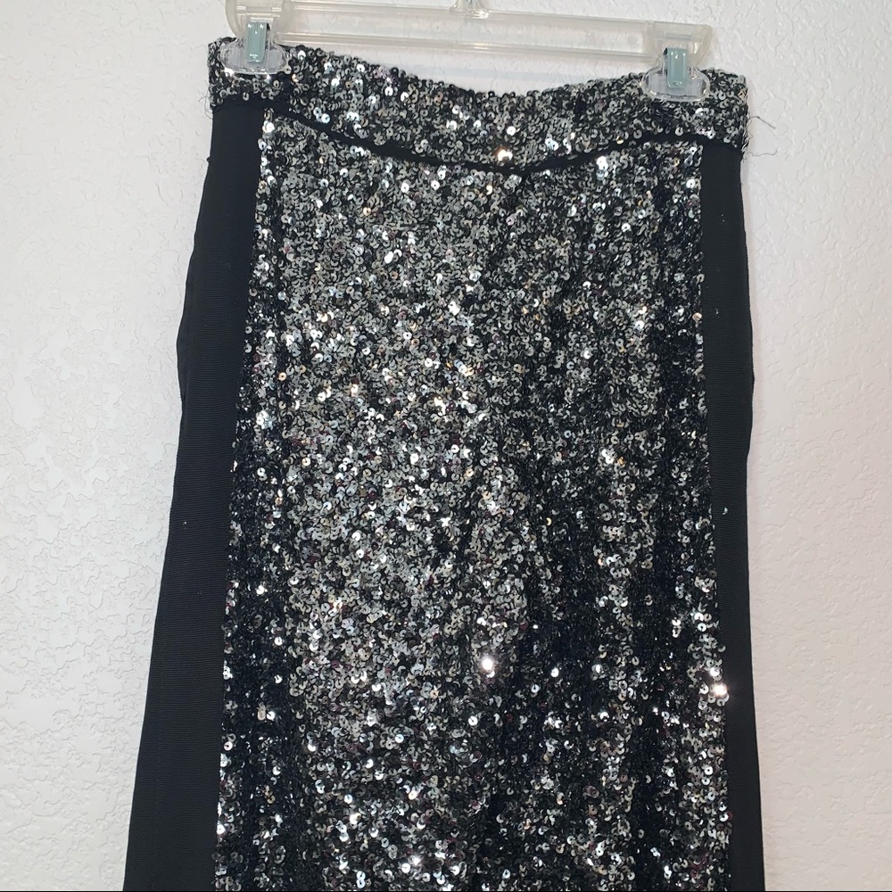 NEW $169 Zara Silver Black Sequin Dress Pants Limited Edition 2674/100 XS Small - Picture 12 of 16